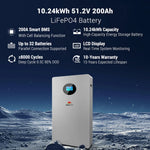 Sungold Wall-mounted X LiFePO4 LITHIUM BATTERY 10.24kWh 51.2V 200AH SG48200T