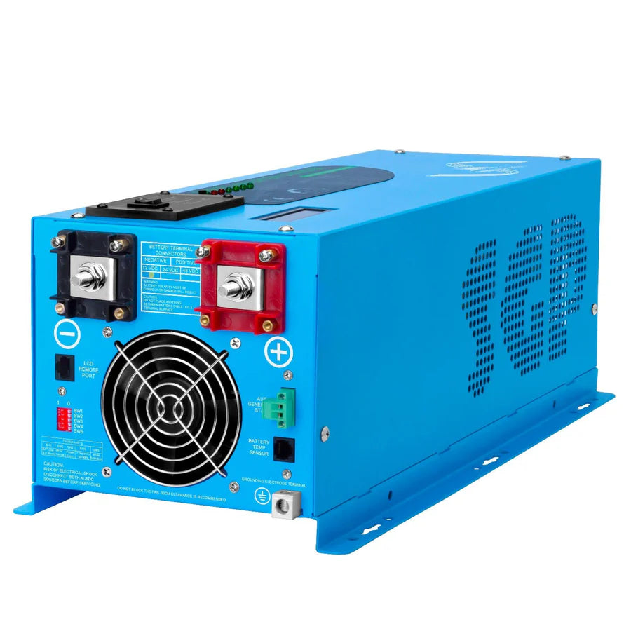 Sungold 2000W/ 3000W/ 4000W DC 12V Pure Sine Wave Inverter With Charger LFP2K12V120VSG