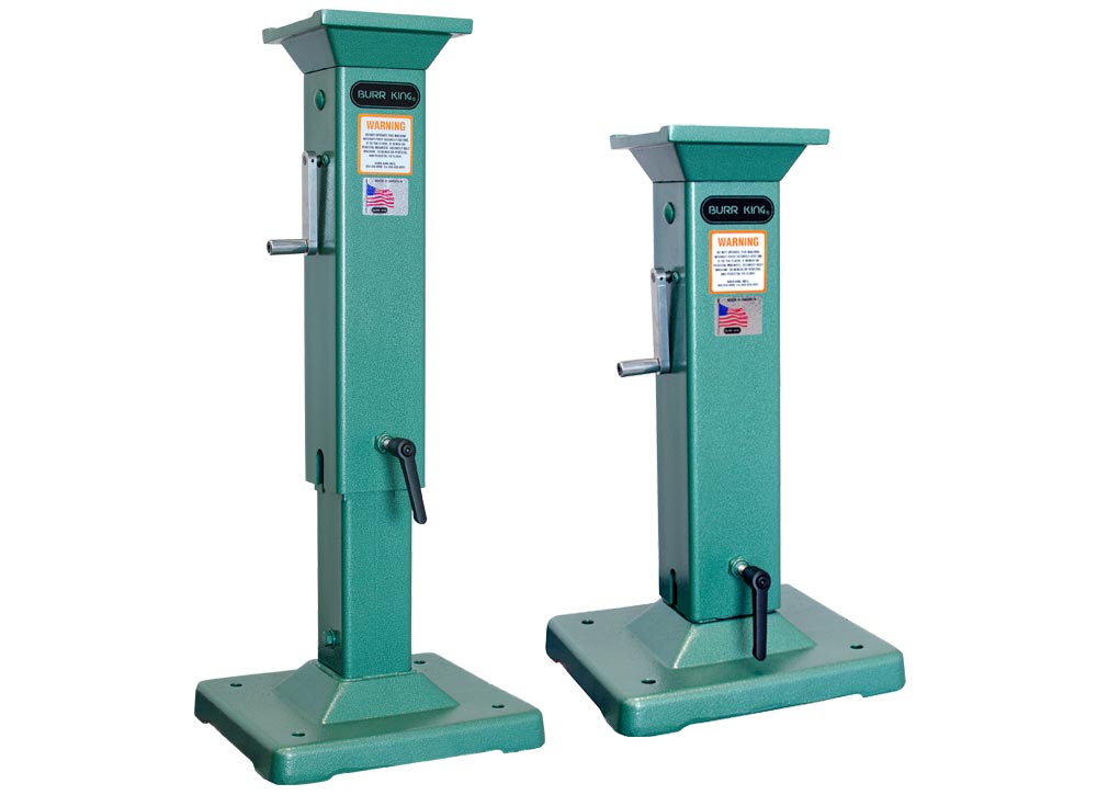 Burr King Adjustable Pedestal w/o Adapter Plate 02-10