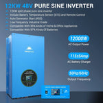 Sungold 12000W 48V Split Phase Pure Sine Wave Inverter Charger LFPV12K48V240VSP