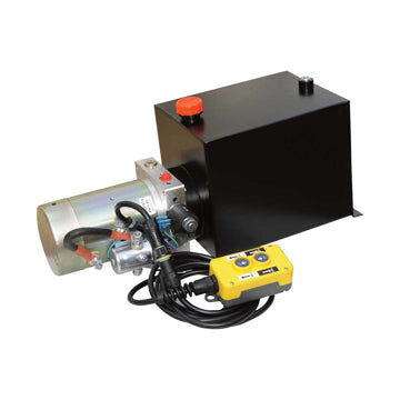 NorTrac Dual Cylinder Power Unit | 5.3-Gal Reservoir | 12 Volt 53464