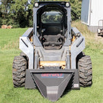 GREYWOLF Stump Bucket Attachment for Skid Steer Loaders | Gray Powder Coat 1062