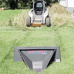 GREYWOLF Stump Bucket Attachment for Skid Steer Loaders | Gray Powder Coat 1062