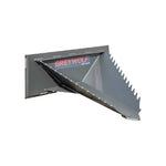 GREYWOLF Stump Bucket Attachment for Skid Steer Loaders | Gray Powder Coat 1062