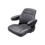 Uni Pro 1001 Seat Top Assembly | Charcoal Gray Fabric 8792