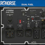 Powerhorse Generator | 15,000 Surge Watt | Dual Fuel | Electric Start 6075687