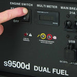Powerhorse Generator | 9500 Surge Watt | Dual Fuel | Electric Start 6075652