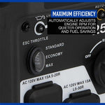 Powerhorse Inverter Generator | 2500 Surge Watt | Recoil Start 6075628