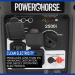 Powerhorse Inverter Generator | 2500 Surge Watt | Recoil Start 6075628