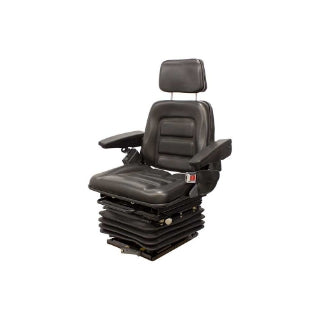 Uni Pro 1004 Mechanical Suspension Seat | Economy | Black Vinyl 8105