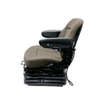 Uni Pro 1003 Air Suspension Seat | 12-Volt | Brown Fabric 8170