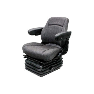 Uni Pro 1003 Air Suspension Seat | 12-Volt | Charcoal Gray Fabric 7915