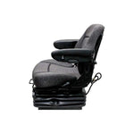 Uni Pro 1003 Air Suspension Seat | 12-Volt | Charcoal Gray Fabric 7915