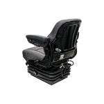 Uni Pro 1003 Air Suspension Seat | 12-Volt | Charcoal Gray Fabric 7915