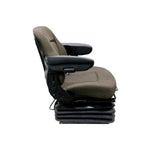Uni Pro 1003 Air Suspension Seat | 12-Volt | Brown Fabric 8170
