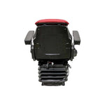Uni Pro 1007 Air Suspension Seat | 12-Volt | Red/Black Fabric 8565
