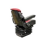 Uni Pro 1007 Air Suspension Seat | 12-Volt | Red/Black Fabric 8565