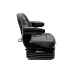 Uni Pro 1003 Air Suspension Seat | 12-Volt | Charcoal Gray Fabric 7915