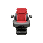 Uni Pro 1007 Air Suspension Seat | 12-Volt | Red/Black Fabric 8565