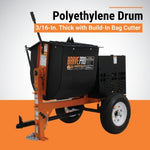 BravePro Mortar Mixer | 6 Cu. Ft. Poly Drum | Honda GX240 BRPMM206H