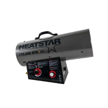 HeatStar Portable Forced Air Heater | HS170QFAVT | 170K BTU/hr | Propane GWG311202