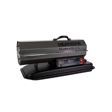 HeatStar Portable Forced Air Heater | HS50K | 50K BTU/Hr | Kerosene/Diesel/Oil/Jet Fuel GWG311205