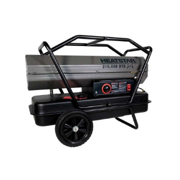 HeatStar Portable Forced Air Heater | HS210KT | 210K BTU/Hr | Kerosene/Diesel/Oil/Jet Fuel GWG311209