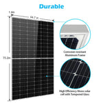 Sungold 450 Watt Monocrystalline PERC Solar Panel UL 61730 CEC Listed SG450WMx2