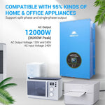 Sungold 12000W 48V Split Phase Pure Sine Wave Inverter Charger LFPV12K48V240VSP