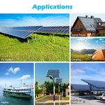 Sungold 415W Mono Black PERC Solar Panel UL 61730 CEC Listed SG415WMx2