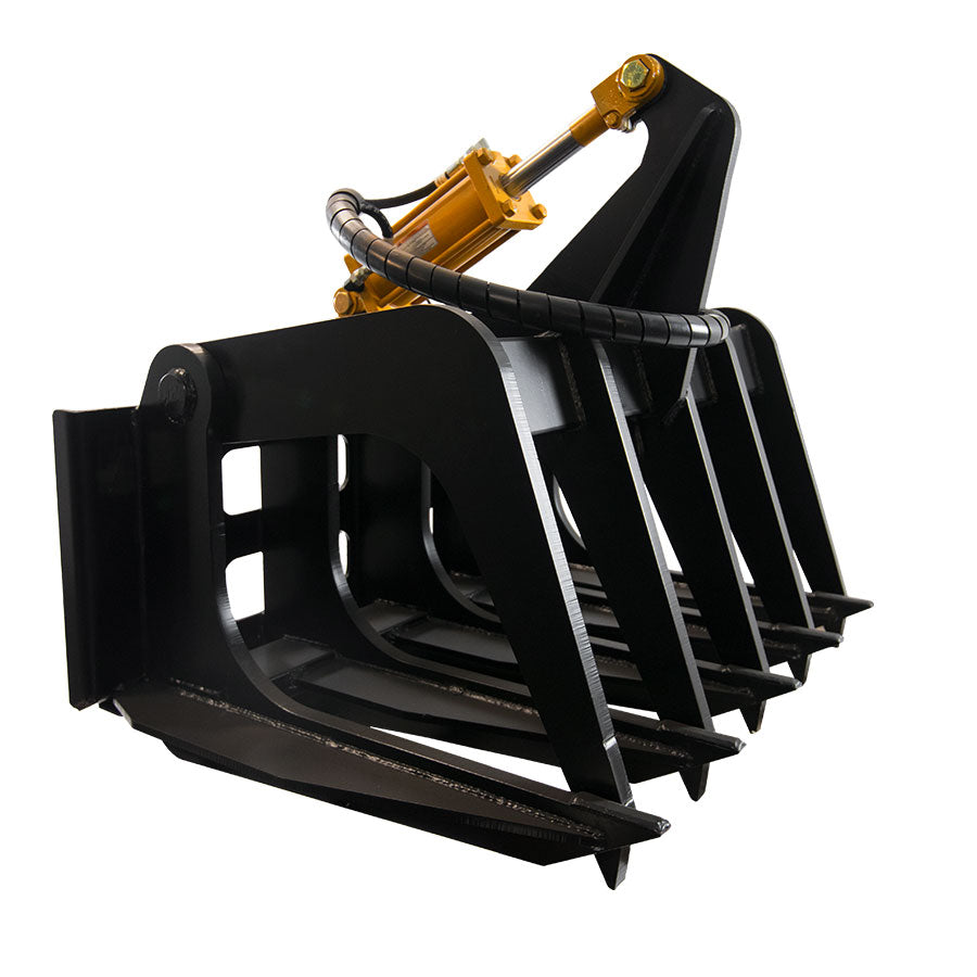 Arrow Attachments Super Duty Grapple-6 Tine 39" Width Rake 2306TGUN