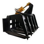 Arrow Attachments Super Duty Grapple-6 Tine 39" Width Rake 2306TGUN