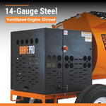 BravePro Mortar Mixer | 8 Cu. Ft. Steel Drum | Honda GX240 BRPMM108H