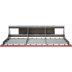GREYWOLF Land Plane Attachment for Skid Steer Loaders | Gray/Red Powder Coat 1073