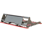 GREYWOLF Land Plane Attachment for Skid Steer Loaders | Gray/Red Powder Coat 1073