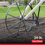 Maxim High Wheel Plow | 24-In. | Wood Handles HWP-24WH.MAX