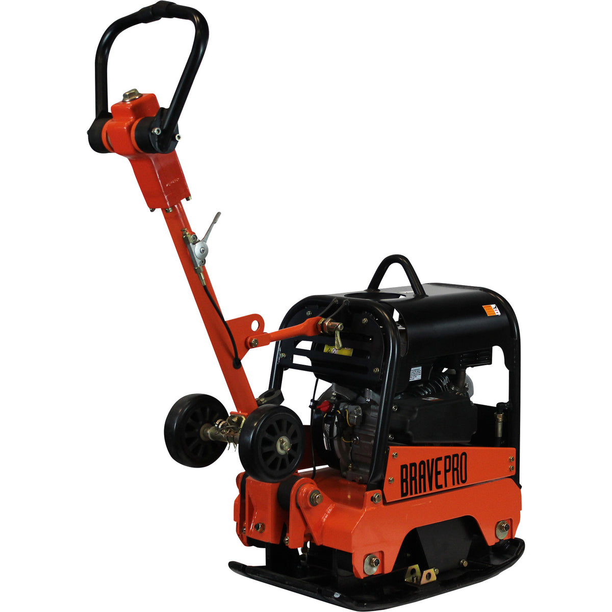 BravePro Reversible Plate Compactor | 15 In. | Wheel Kit | Honda GX160 BRPRP210H