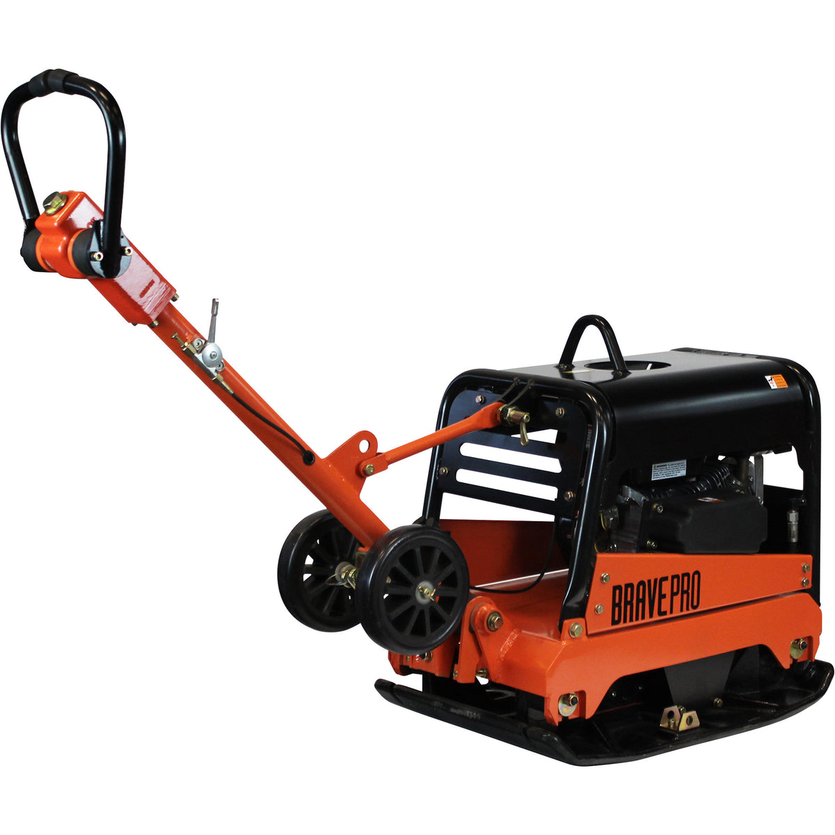 BravePro Reversible Plate Compactor | 20 In. | Wheel Kit | Honda GX200 BRPRP220H