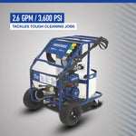 Powerhorse Hot Water Pressure Washer | 3,600 PSI | 2.6 GPM 115177