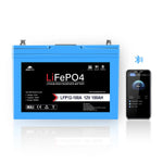 Sungold 12V 100Ah/ 200Ah LiFePo4 Deep Cycle Lithium Battery Bluetooth / Self-Heating / IP65 LFP12-200A
