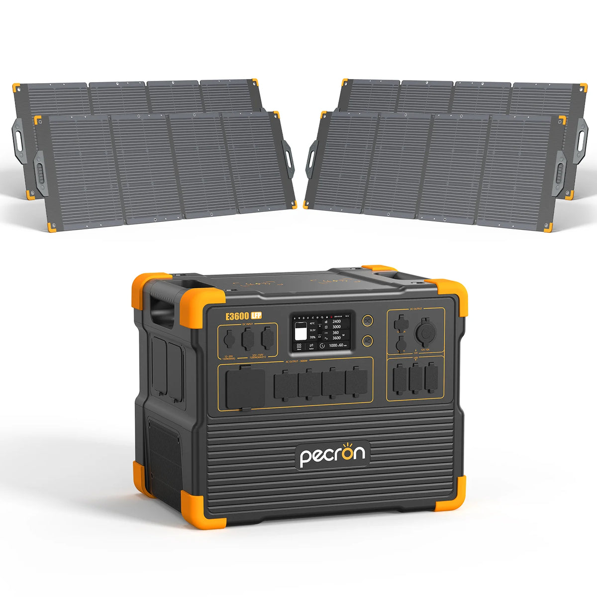 PECRON Portable Power Station 3600W 3072Wh E3600LFP