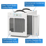 AlorAir Sentinel HDi100 Commercial Dehumidifier with Pump, 220 Pints Whole Homes Dehumidifier RF02ALOS-Sentinel-HDi100-0YAMW00