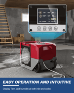 AlorAir Smart Wi-Fi 125 PPD Industrial Commercial Dehumidifiers with Pump RF02ALOR-Storm-LGR-1250X-1YDMR00