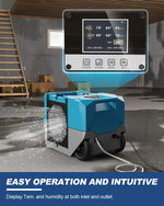 AlorAir LGR 1250 Industrial Commercial Dehumidifier with Pump, 125 PPD AHAM, Compact, Portable, for Homes and Job Sites RF02ALOR-Storm-LGR-1250-0YDML00