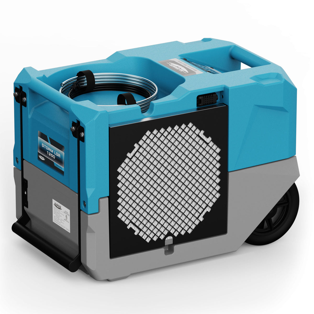 AlorAir LGR 1250 Industrial Commercial Dehumidifier with Pump, 125 PPD AHAM, Compact, Portable, for Homes and Job Sites RF02ALOR-Storm-LGR-1250-0YDME00