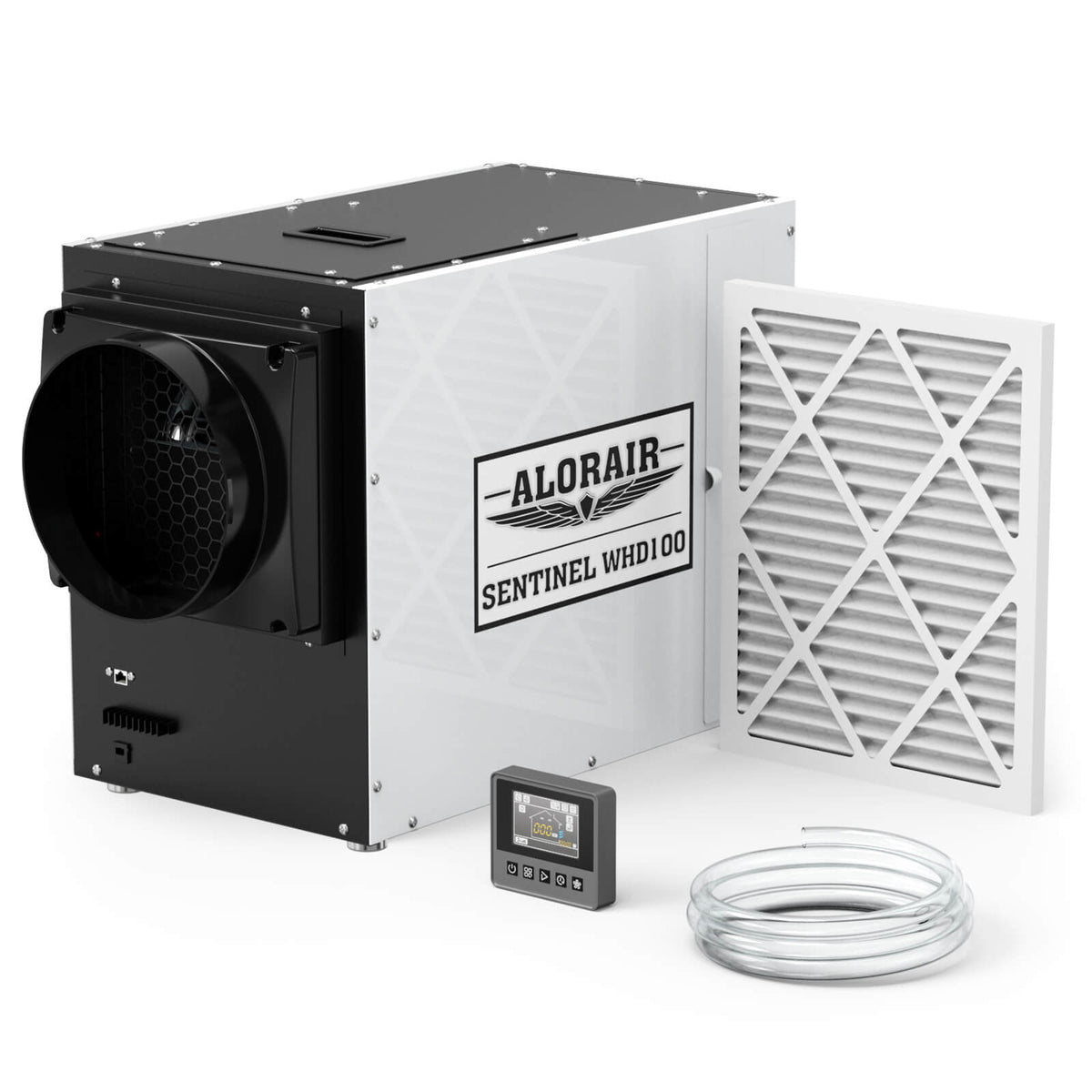 AlorAir® Sentinel WHD 100 Whole House Dehumidifier, 90 PPD, Size for 2300 Sq.Ft, Commercial Grade Dehumidifier RF02ALOS-Sentinel-WHD100-0NNMB00