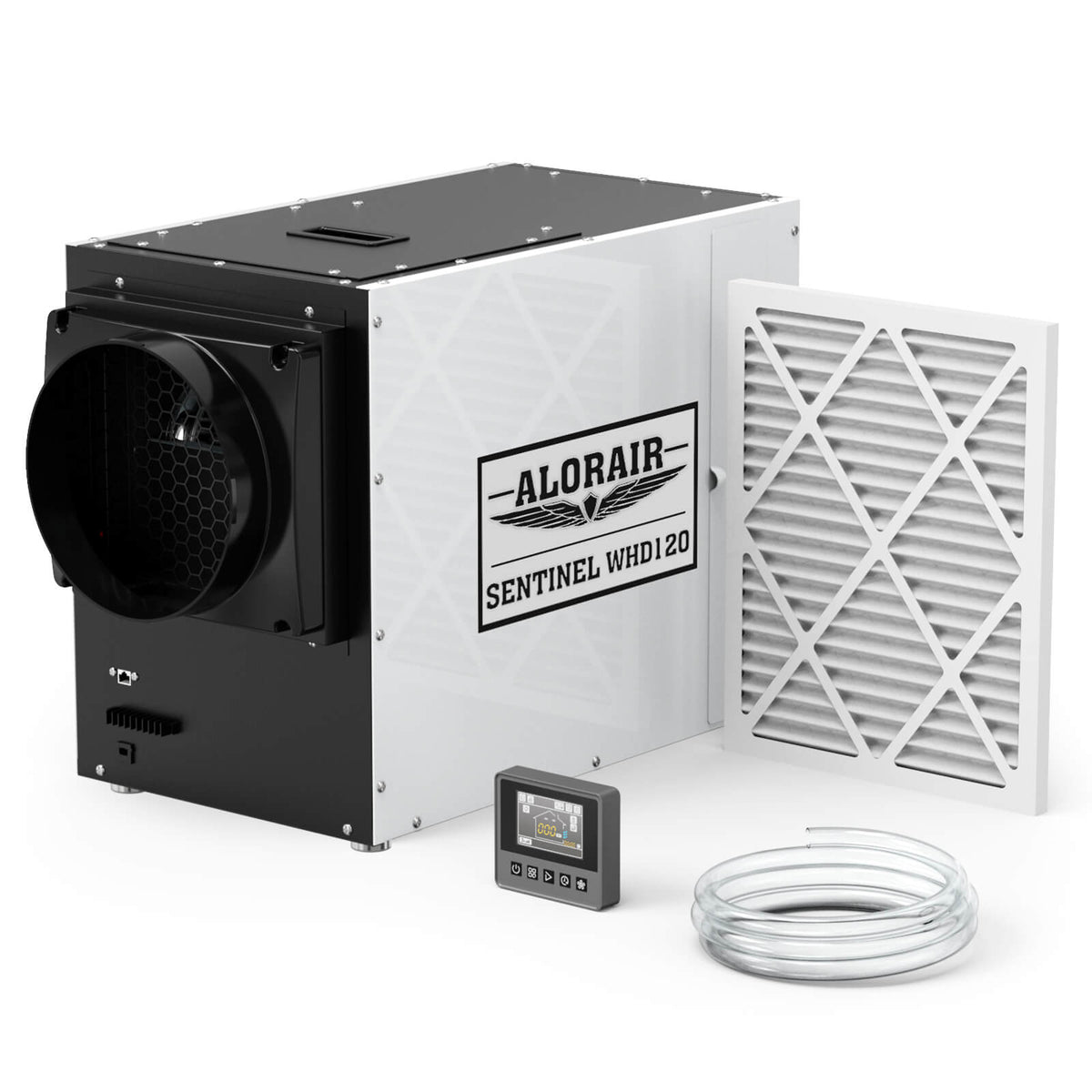 AlorAir® Sentinel WHD 120 Whole House Dehumidifier, 104 PPD, Size for 3000 Sq.Ft, Commercial Grade Dehumidifier RF02ALOS-Sentinel-WHD120-0NNMB00