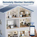 AlorAir® Wi-Fi Crawl Space Dehumidifier, 198 PPD Basement Dehumidifiers with Condensate Pump, Auto-Defrost, Rare Earth Alloy Tube Evaporator RF02ALOS-Sentinel-HDi90-1YAMW00