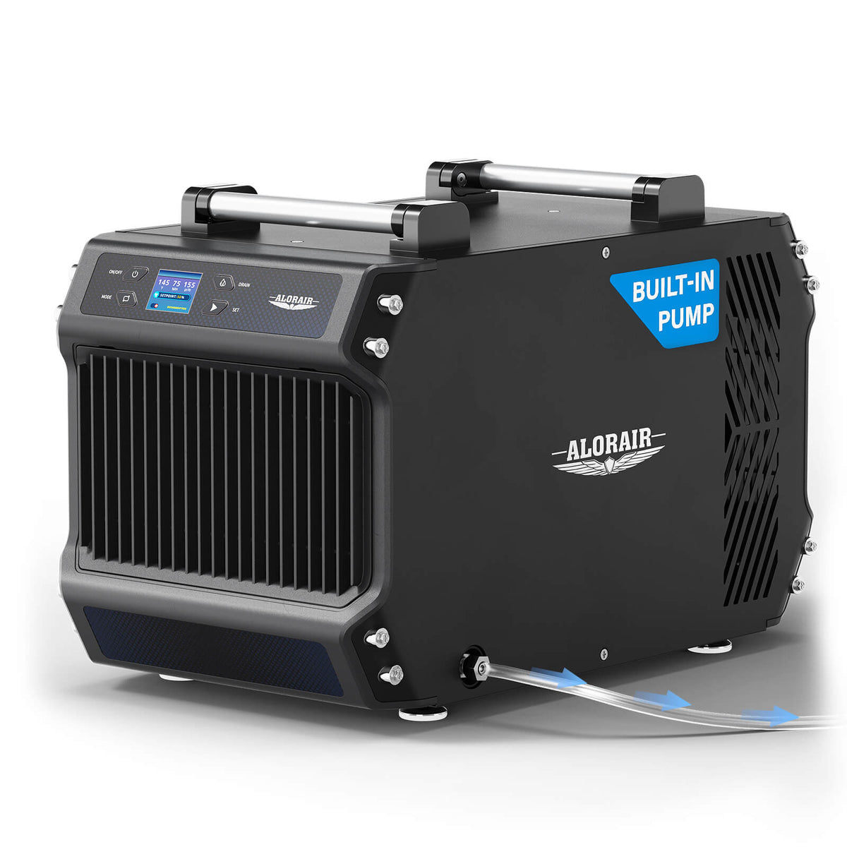 AlorAir® Galaxy 60P Crawlspace Dehumidifier with Pump and Drain Hose RF02ALOS-Galaxy-60P-0YDMB00