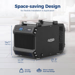 AlorAir® Galaxy 60P Crawlspace Dehumidifier with Pump and Drain Hose RF02ALOS-Galaxy-60P-0YDMB00